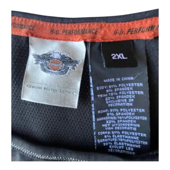 Harley Davidson Long Sleeve Base Layer Shirt, Women’s 2XL XXL - Picture 6 of 8